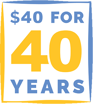 logo - 40 Years of RMHC Manitoba